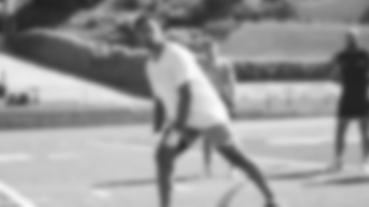 Seahawks wide receiver Jaxon Smith-Njigba (11) participated in an off-site workout.