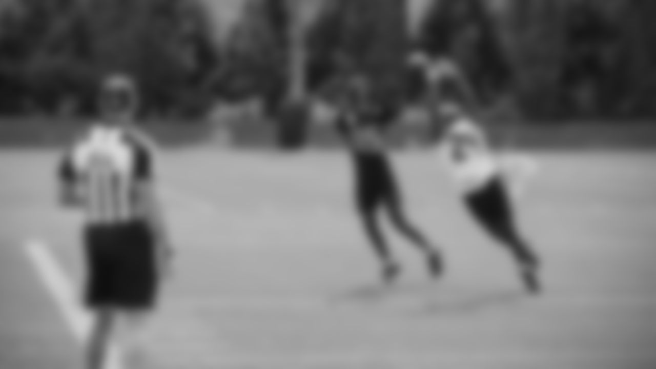 Seahawks cornerback Shaquill Griffin (24) practiced on August 13, 2025 at the Virginia Mason Athletic Center.