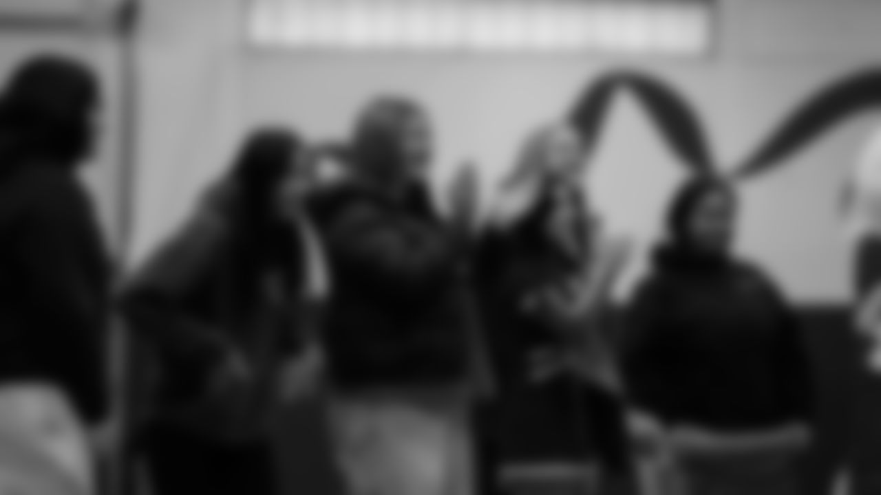 The Seahawks, Safeway, Delta Air Lines, Coca-Cola, and Head & Shoulders surprised Washington High School with a grant to support their girls flag football program on Tuesday, November 25, 2025.