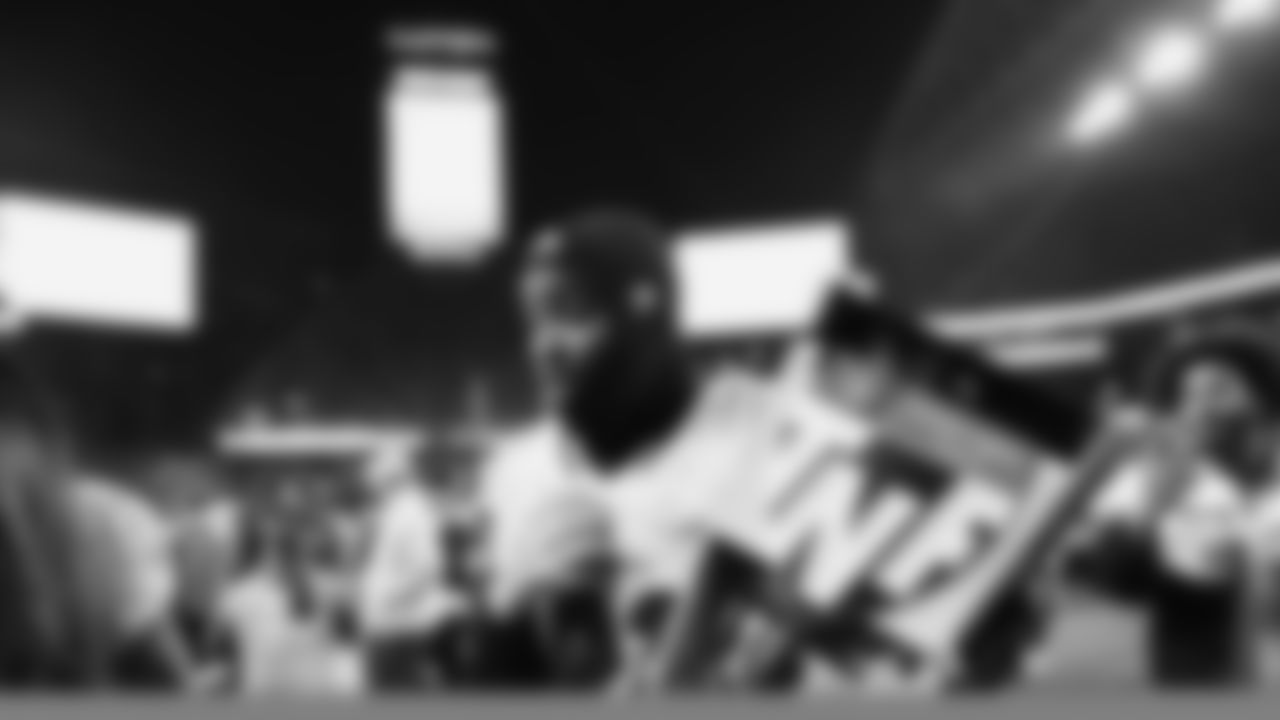 The Seahawks celebrated the 38-37 overtime-win vs. the L.A. Rams in Week 16.