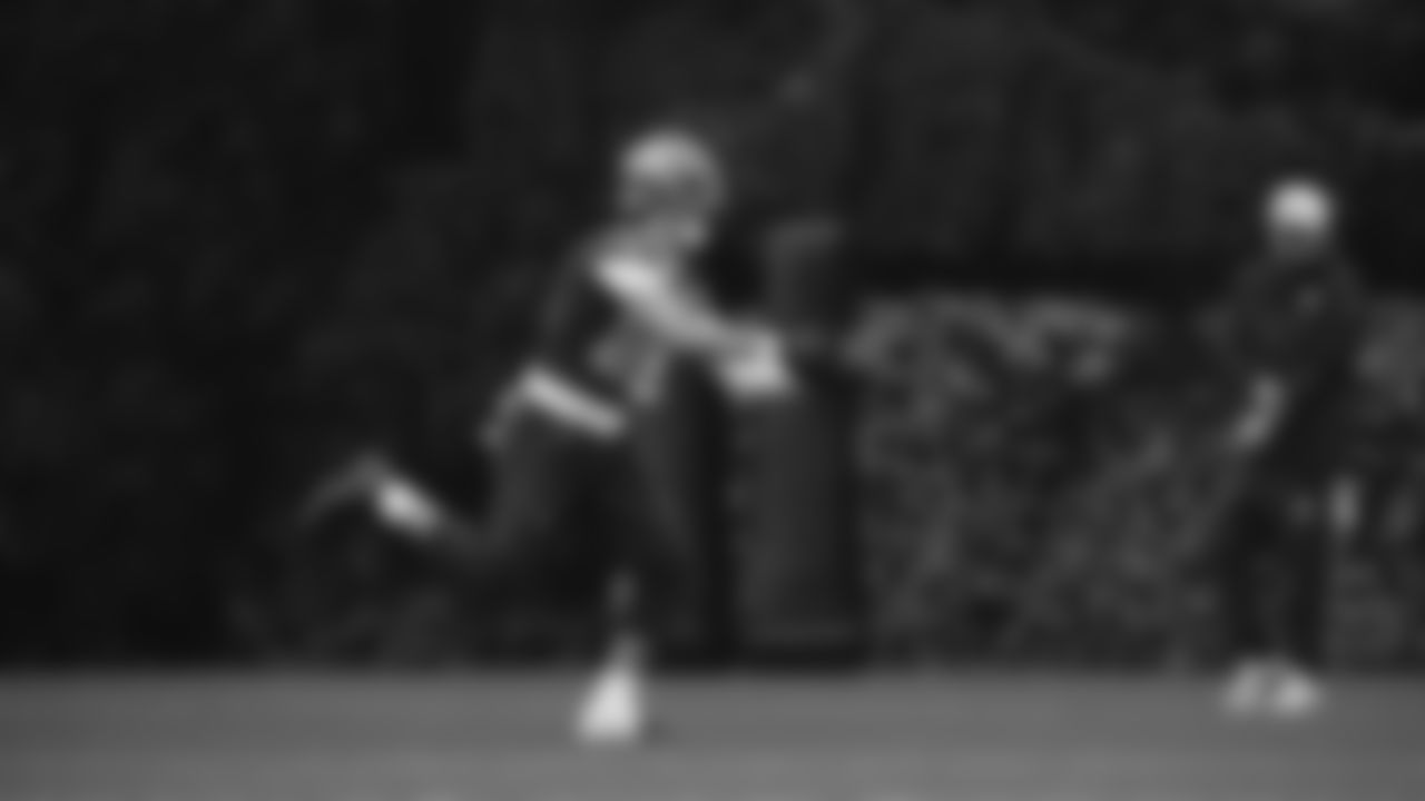 Seahawks tight end AJ Barner (88) practiced on Friday, December 12, 2025 at the Virginia Mason Athletic Center.