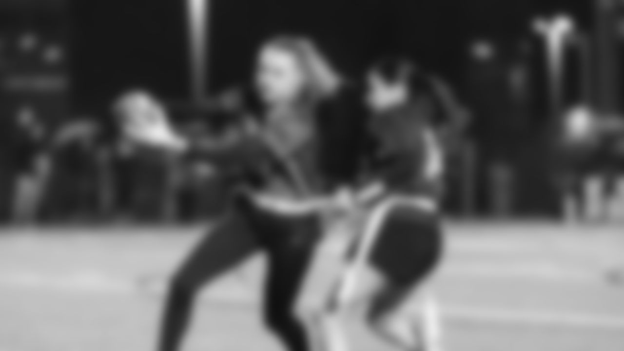 The Seahawks visited Lake Washington High School on Thursday, December 11, 2025 with Seahawks Cornerback Josh Jobe for the second Girls Flag Takeover of the season featuring varsity games between Issaquah High School vs. Juanita High School and Skyline High School vs. Lake Washington High School.