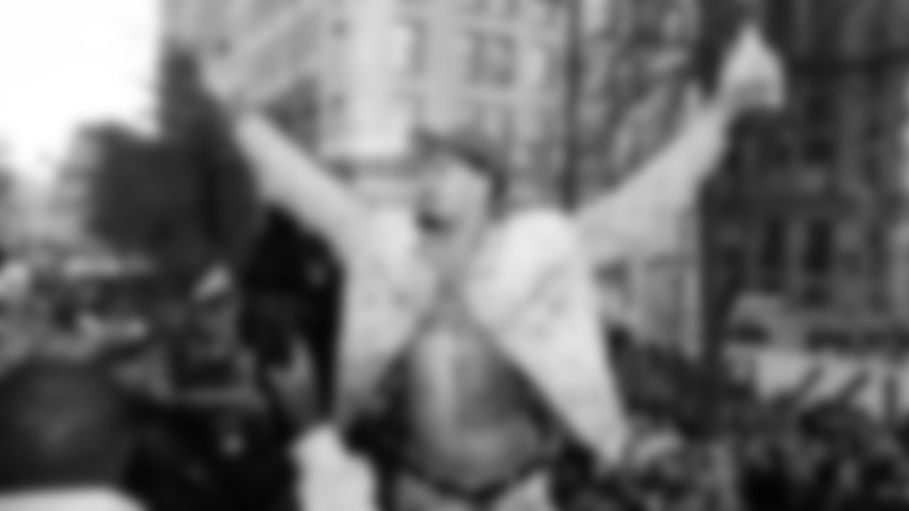 The Seahawks participated in the World Championship Parade through downtown Seattle on February 11, 2026.