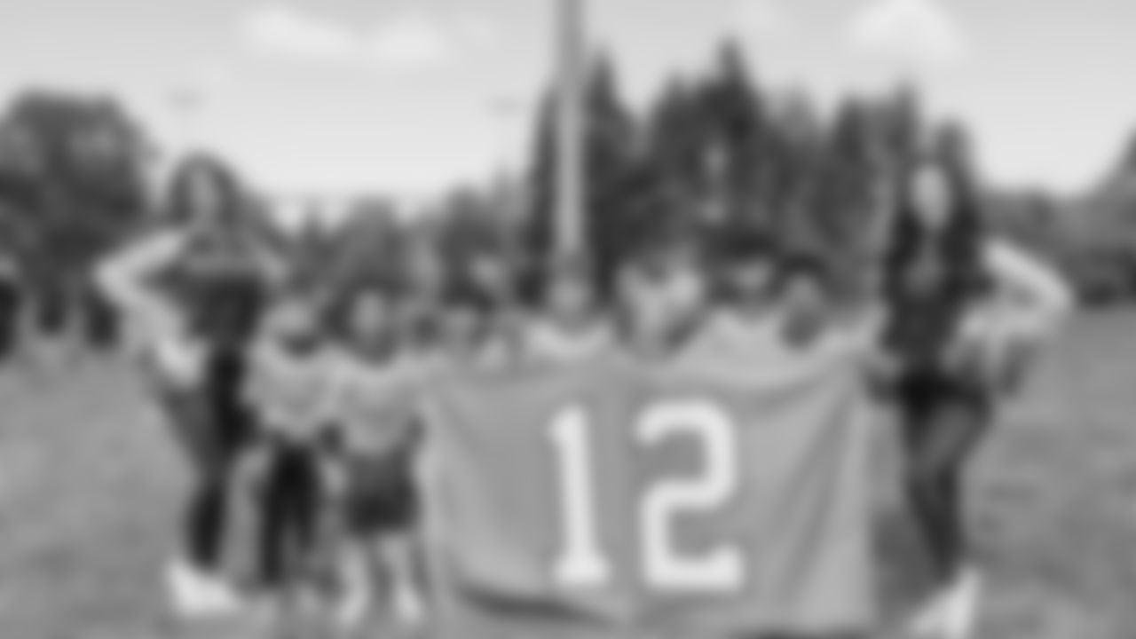 The Seahawks visited three Seahawks Flag Football League locations with surprise game day appearances on Sunday, May 4, 2025.