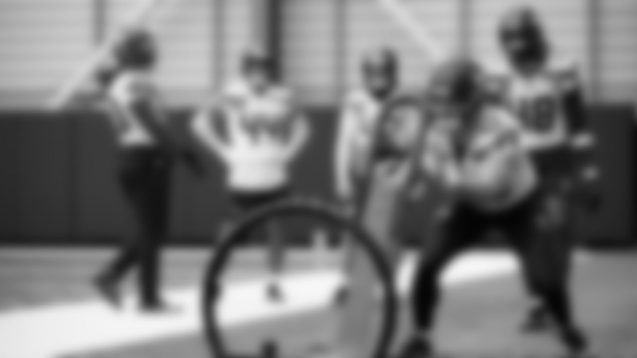 Seahawks linebacker Patrick O'Connell (52) practiced on Thursday, November 6, 2025 at the Virginia Mason Athletic Center.