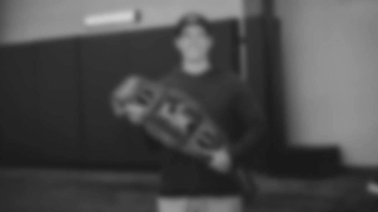 The Seahawks cleaned out the locker room following the end of the 2026 and brought out the championship belt to celebrate their Super Bowl LX victory.