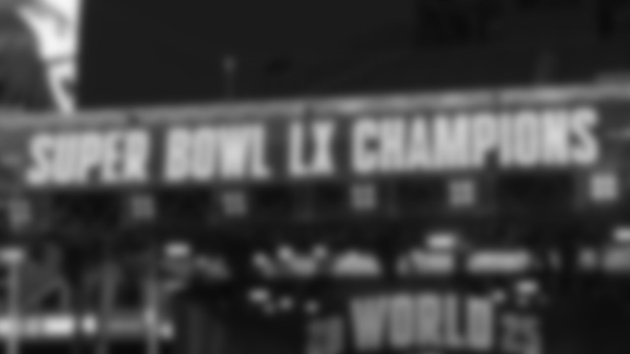 The Seahawks hosted a trophy celebration at Lumen Field on Wednesday, February 11, 2026 in honor of their world championship.