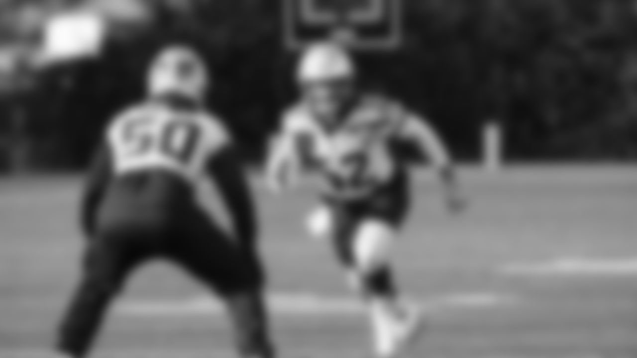 Seahawks linebacker Patrick O'Connell (52) practiced on Friday, November 28, 2025 at the Virginia Mason Athletic Center.