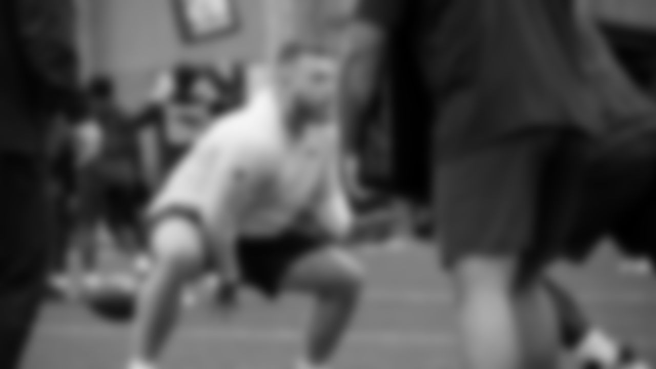 Seahawks center Jalen Sundell (61) participated in a workout on May 20, 2025 at the Virginia Mason Athletic Center.