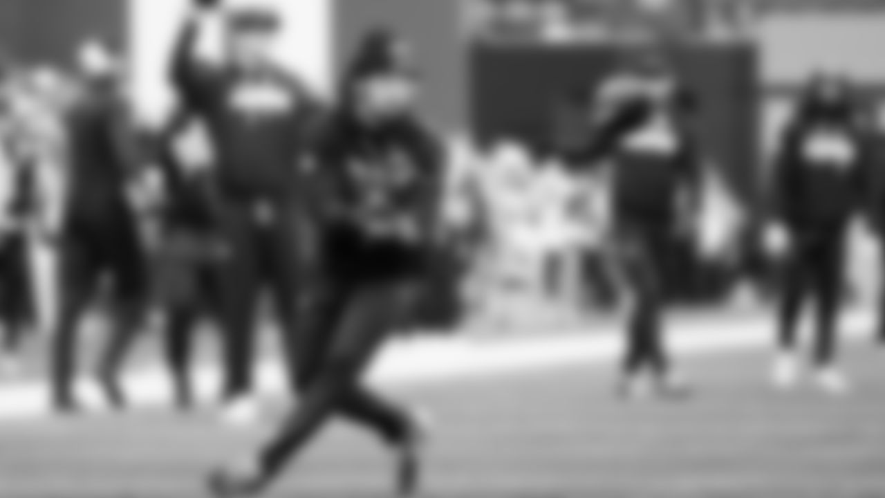 Seahawks wide receiver Jaxon Smith-Njigba (11) warms up at Lumen Field for the Week 15 matchup vs. the Indianapolis Colts.