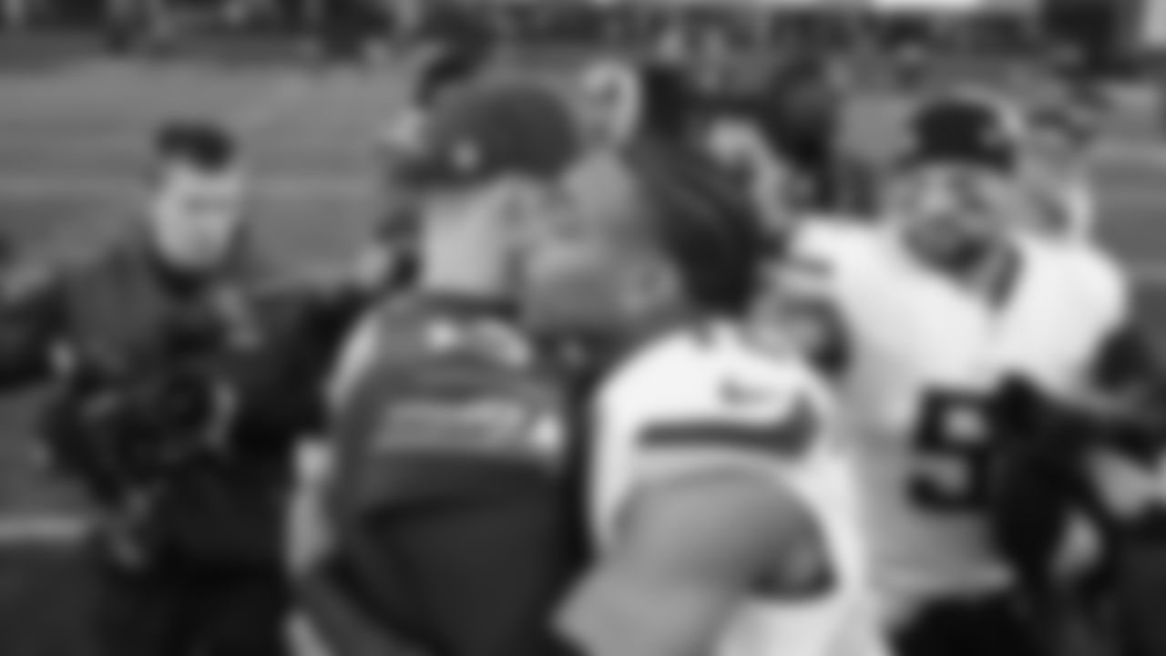 The Seahawks celebrated the 26-0 win vs. the Minnesota Vikings at Lumen Field on November 30, 2025.