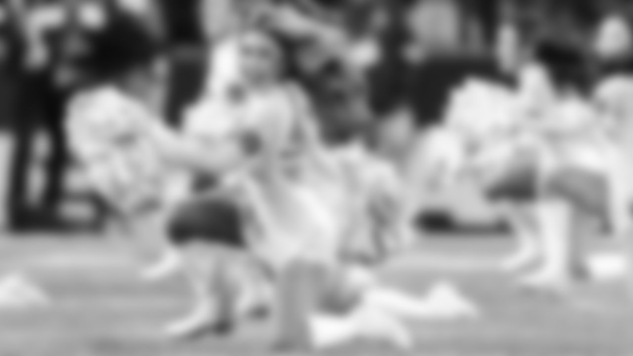 This is Kiana's 4th year on the Seahawks Dancers.