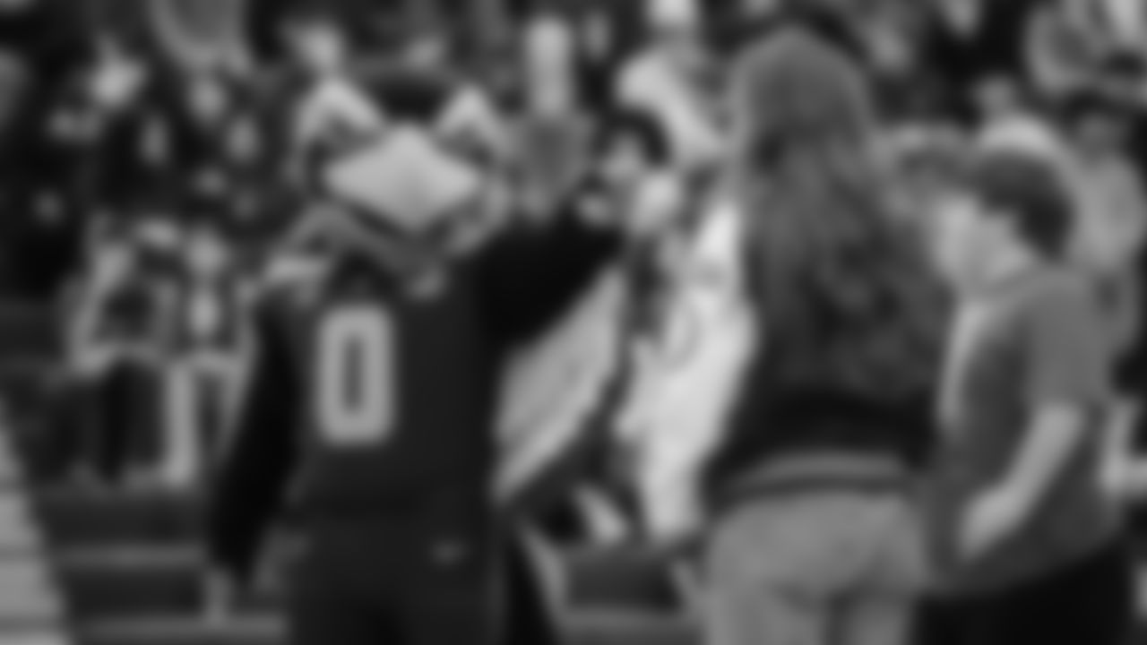 The Seahawks, Safeway, Delta Air Lines, Coca-Cola, and Head & Shoulders surprised Lakewood High School with a grant to help implement their first girls flag football team on November 25, 2025.