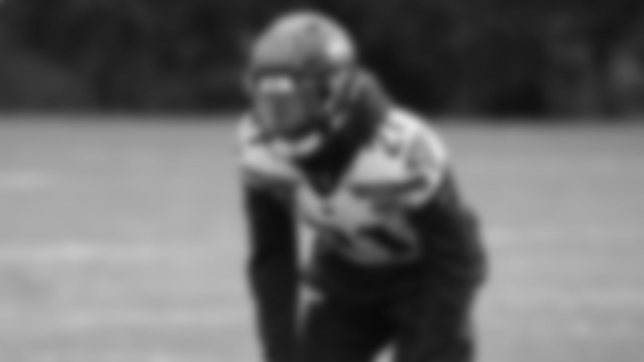 Seahawks cornerback Devon Witherspoon (21) practiced on Thursday, January 29, 2026 at the Virginia Mason Athletic Center.