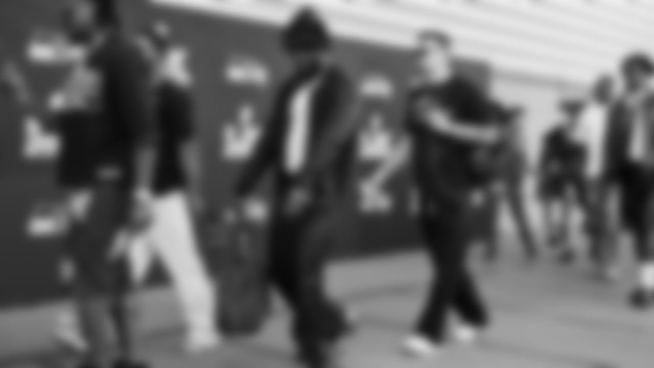 Seahawks cornerback Shemar Jean-Charles (34) arrived at Levi's Stadium for the Super Bowl LX matchup vs. the New England Patriots on Sunday, February 8, 2026.