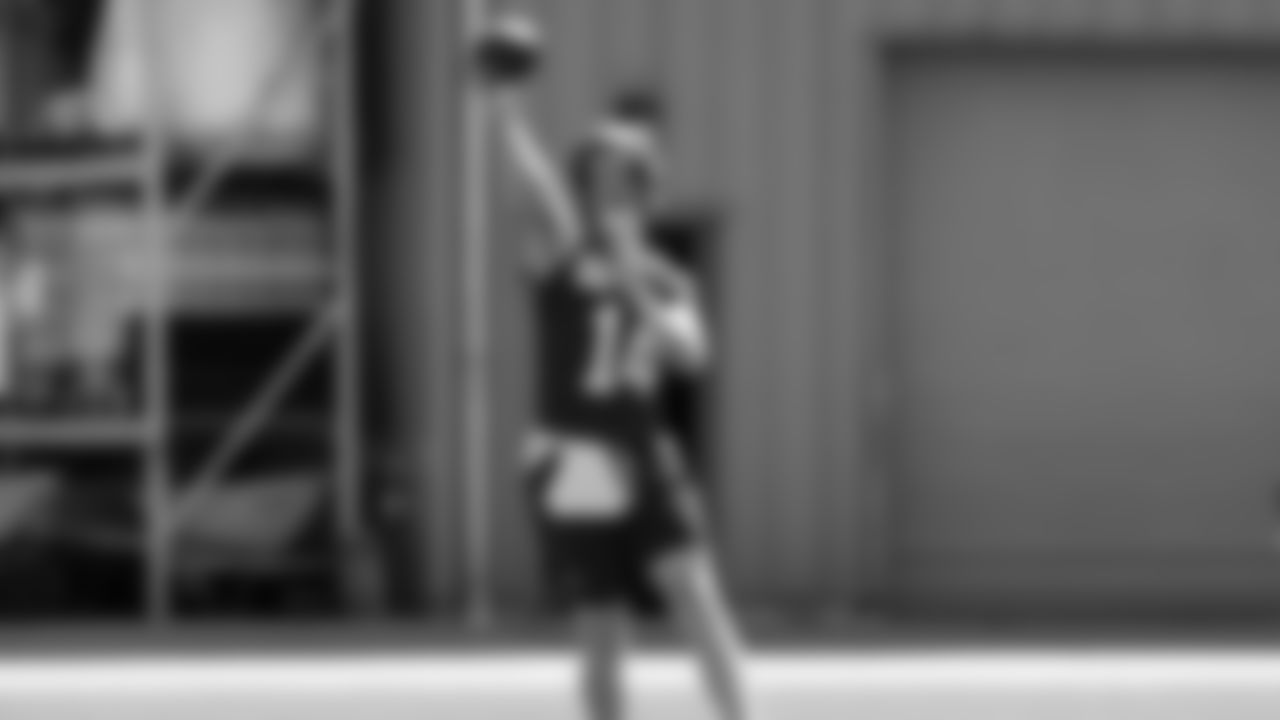 Seahawks quarterback Sam Darnold (14) participated in a workout on day one of minicamp on Tuesday, June 10, 2025 at the Virginia Mason Athletic Center.