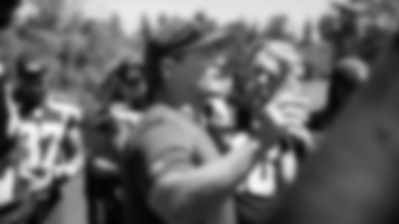Seahawks head coach Mike Macdonald on day three of OTAs on Friday, May 30, 2025 at the Virginia Mason Athletic Center.