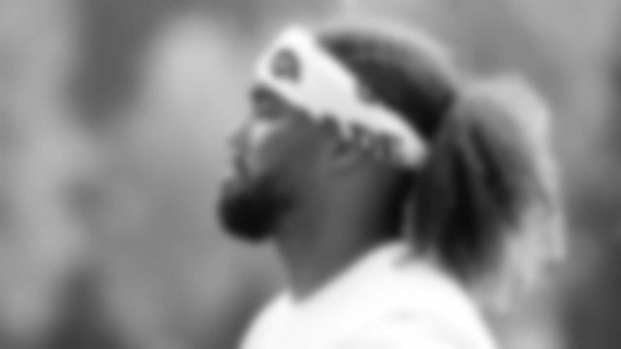 Seahawks defensive end Leonard Williams (99) practiced on July 30, 2025 at the Virginia Mason Athletic Center.