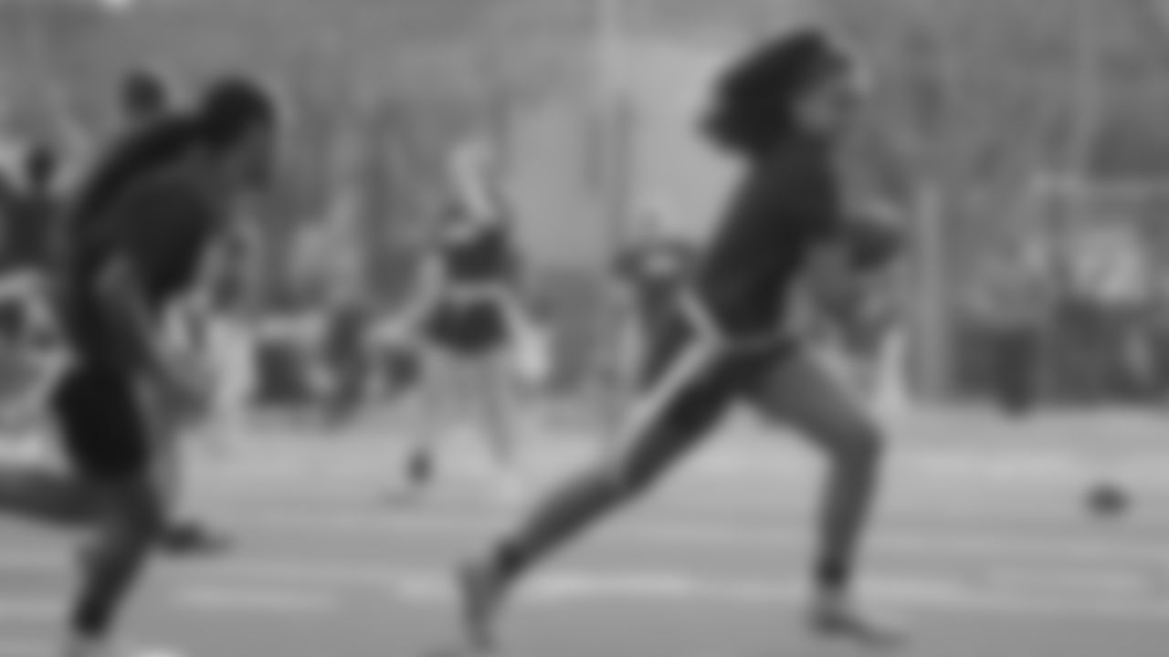 The Seattle Seahawks Flag Football Clinic on February 5, 2026 as part of the Impacting 50 Communities event in East Palo Alto, CA.