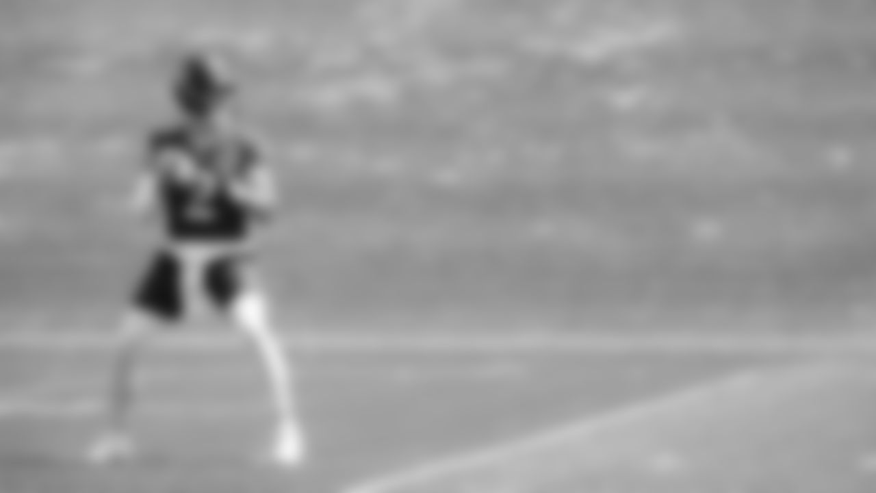 Seahawks quarterback Drew Lock (2) participated in a workout on day four of OTAs on Monday, June 2, 2025 at the Virginia Mason Athletic Center.