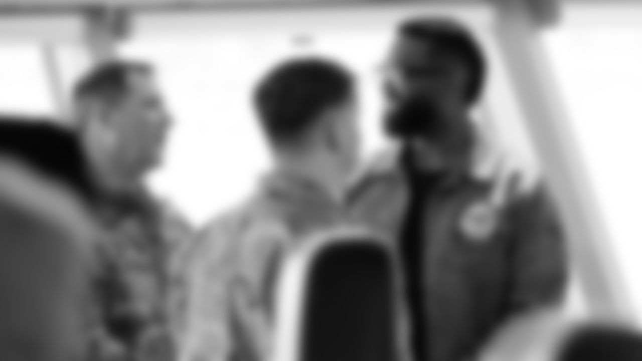 USAA's "Change of Command" event is to celebrate a different military service each year: rotating through the 5 branches -- Army, Airforce, Navy, Coast Guard, Marines.