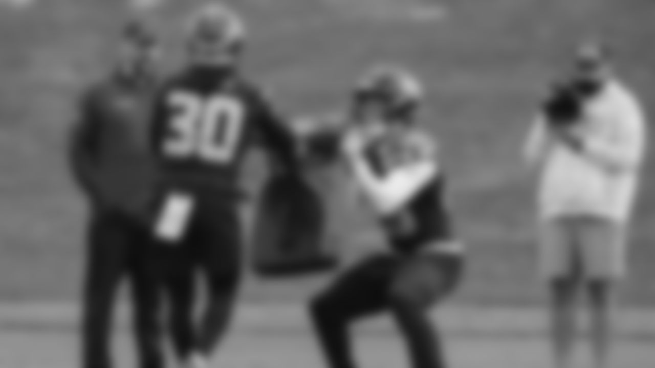 Seahawks running back Zach Charbonnet (26) practiced on Wednesday, January 14, 2026 at the Virginia Mason Athletic Center.