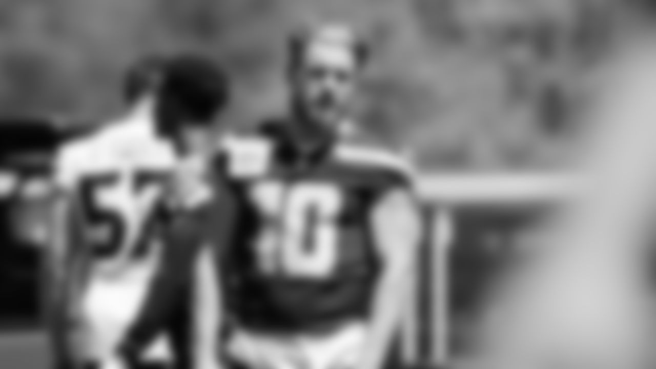 Seahawks wide receiver Cooper Kupp (10) participated in a workout on day three of OTAs on Friday, May 30, 2025 at the Virginia Mason Athletic Center.