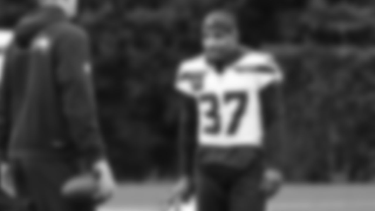 Seahawks safety Quandre Diggs (37) practiced on Wednesday, November 26, 2025 at the Virginia Mason Athletic Center.