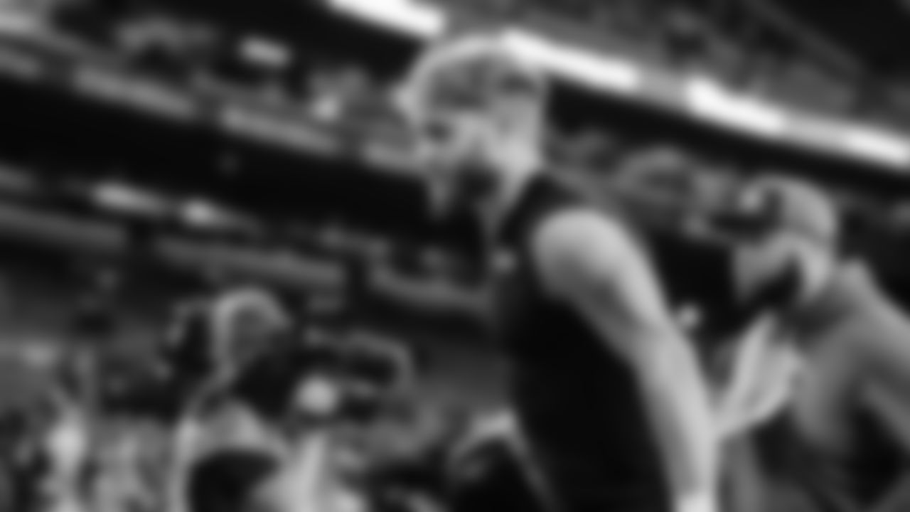 The Seahawks celebrated the 44-22 win over the Cardinals on Sunday, November 9, 2025.