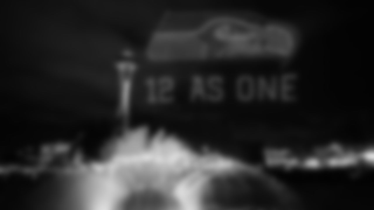 The Seahawks hosted a drone show at the Seattle Center on January 30, 2026 in honor of the team's postseason success.