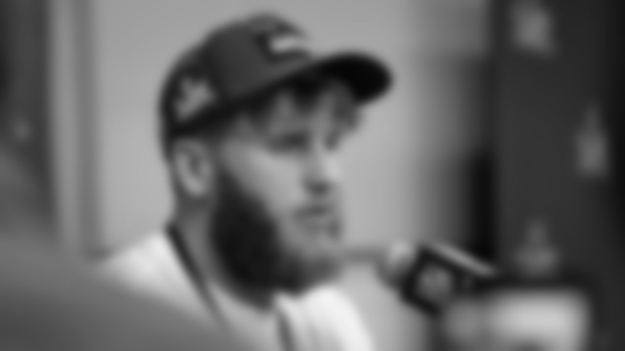 Seahawks wide receiver Cooper Kupp (10) at day one of press conference Media Availability on February 3, 2026.