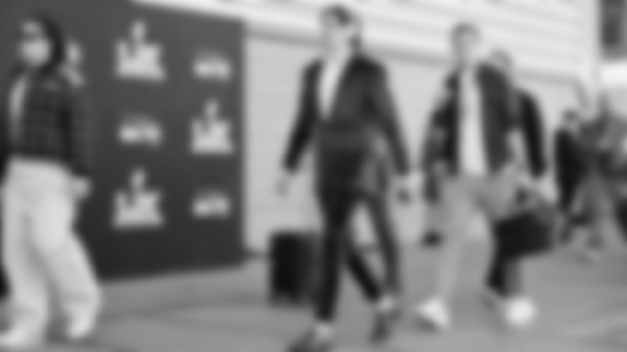 Seahawks wide receiver Jake Bobo (19) arrived at Levi's Stadium for the Super Bowl LX matchup vs. the New England Patriots on Sunday, February 8, 2026.