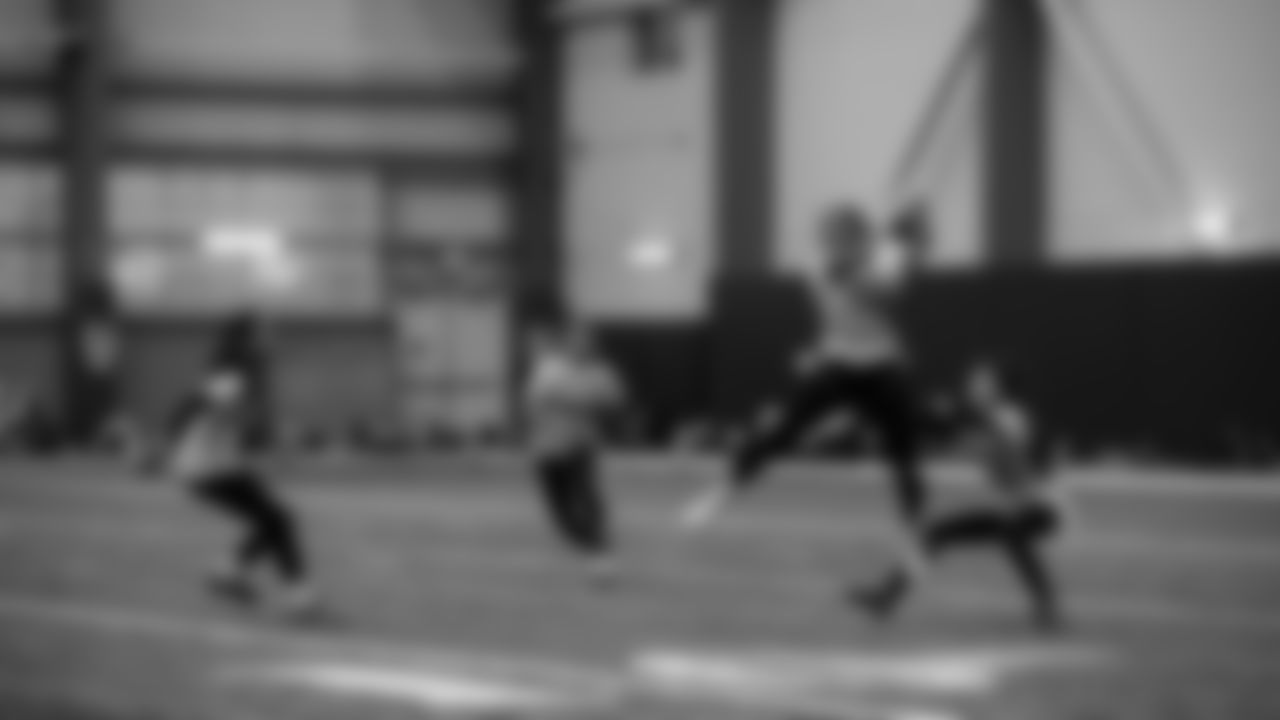 The Seahawks hosted the USA Football Talent ID Camp on February 21, 2026 at the Virginia Mason Athletic Center.