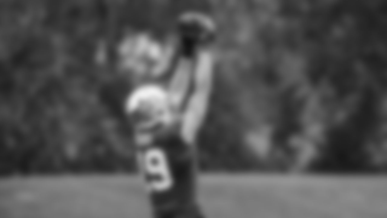 Seahawks wide receiver Jake Bobo (19) practiced on Thursday, October 30, 2025 at the Virginia Mason Athletic Center.