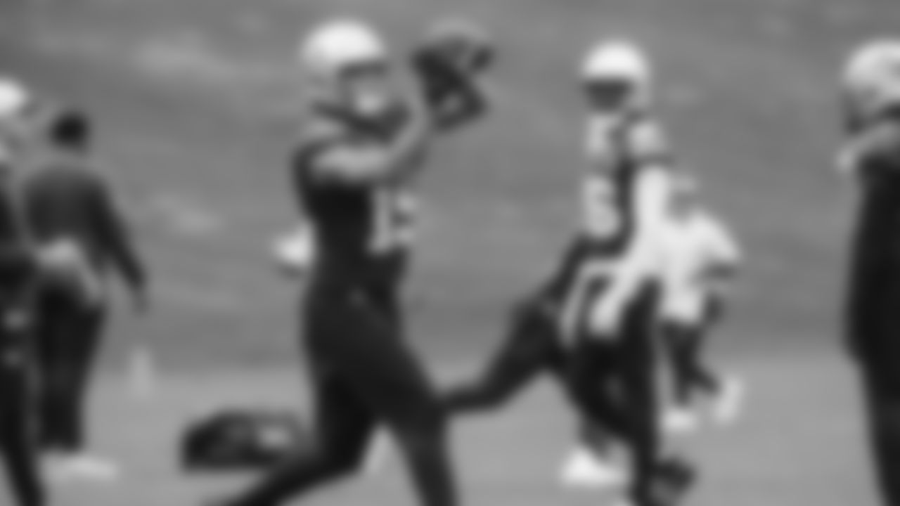 Seahawks wide receiver Jake Bobo (19) practiced on Thursday, October 30, 2025 at the Virginia Mason Athletic Center.