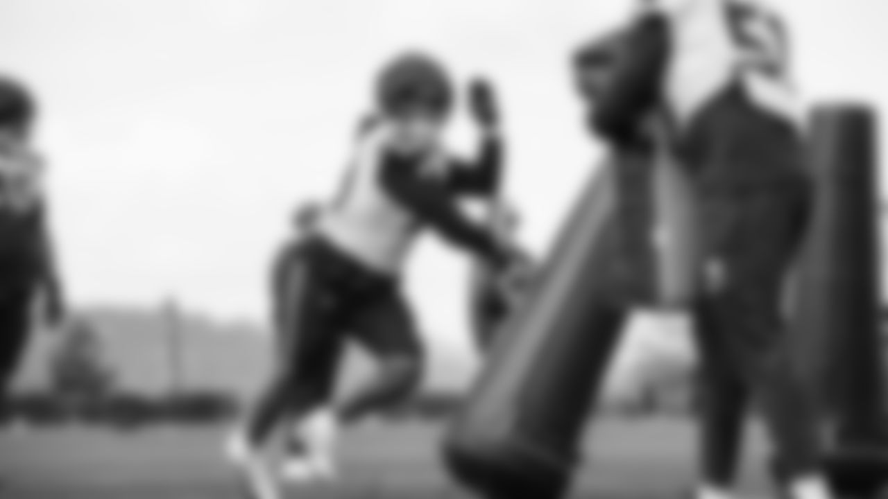 Seahawks defensive end Mike Morris (94) practiced on Wednesday, October 29, 2025 at the Virginia Mason Athletic Center.