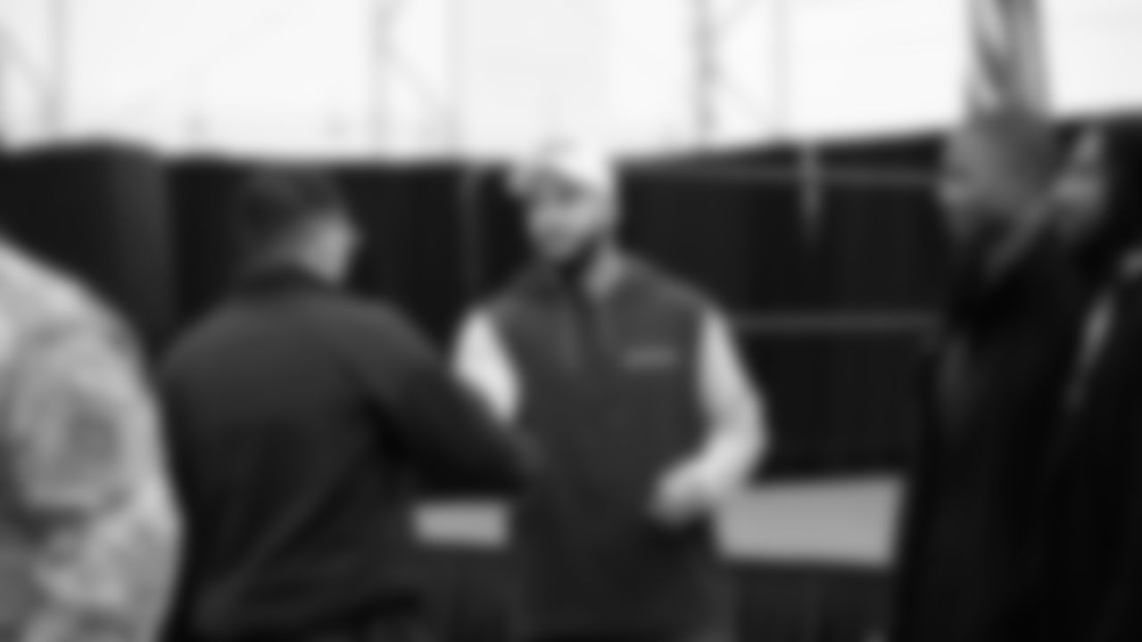 USAA's "Change of Command" event is to celebrate a different military service each year: rotating through the 5 branches -- Army, Airforce, Navy, Coast Guard, Marines.