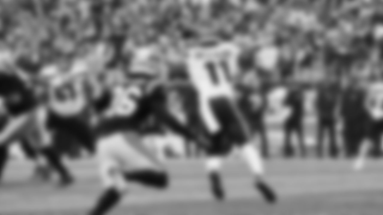 Seahawks wide receiver Jaxon Smith-Njigba (11) at the Carolina Panthers in Week 17.