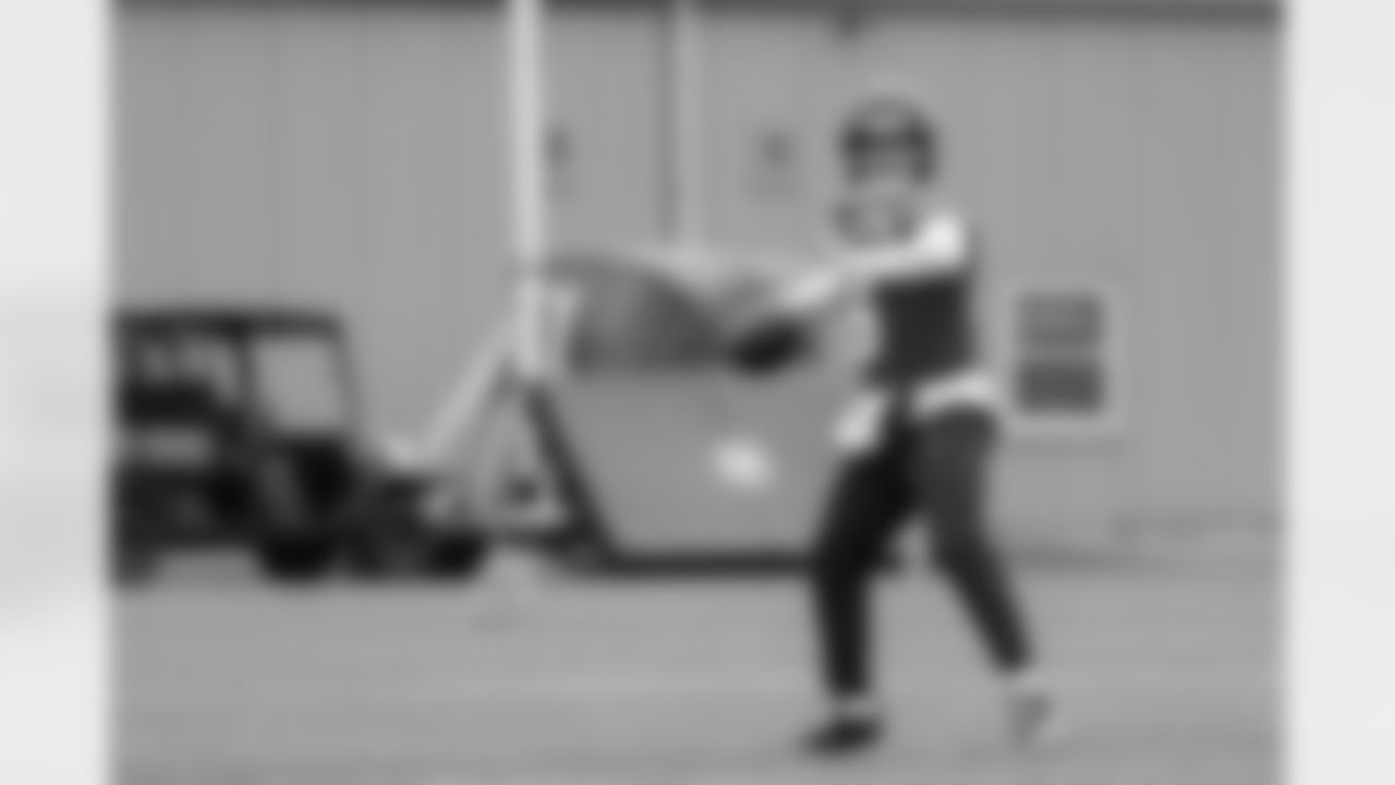 Seahawks quarterback Sam Howell (6) practiced at the Virginia Mason Athletic Center on Wednesday, January 1, 2025.