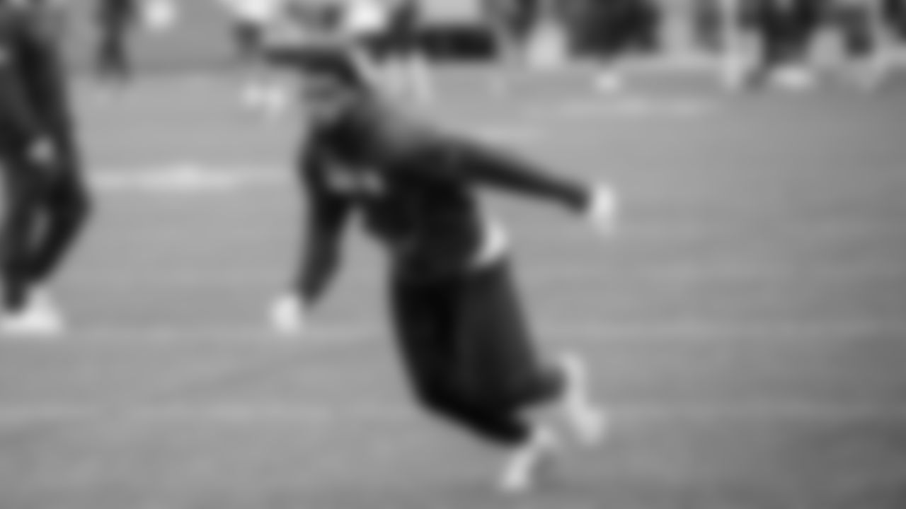 Seahawks cornerback Devon Witherspoon (21) participated in a workout on May 12, 2025 at the Virginia Mason Athletic Center.