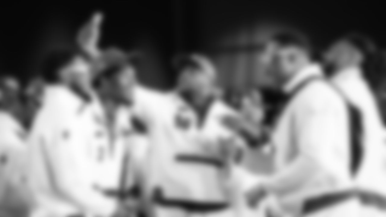 The Seattle Seahawks took part in 'Super Bowl Opening Night' on Monday, February 2 to kickoff Super Bowl LX week in the Bay Area.