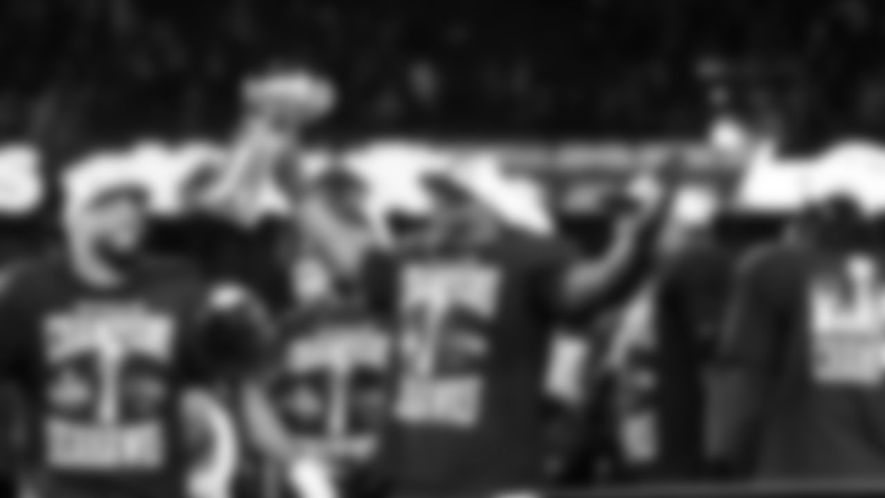 The Seahawks celebrated the 29-13 victory vs. the Patriots in Super Bowl LX.