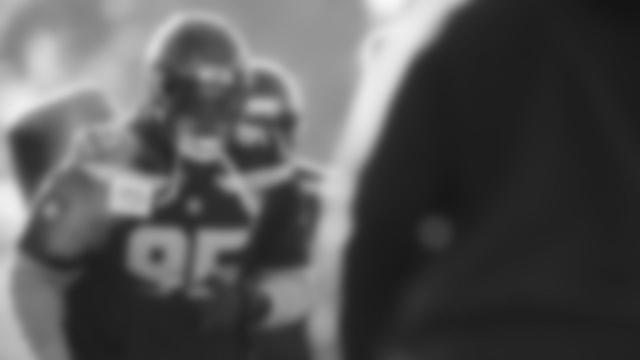 Seahawks nose tackle Brandon Pili (95) practiced on Wednesday, December 31, 2025 at the Virginia Mason Athletic Center.