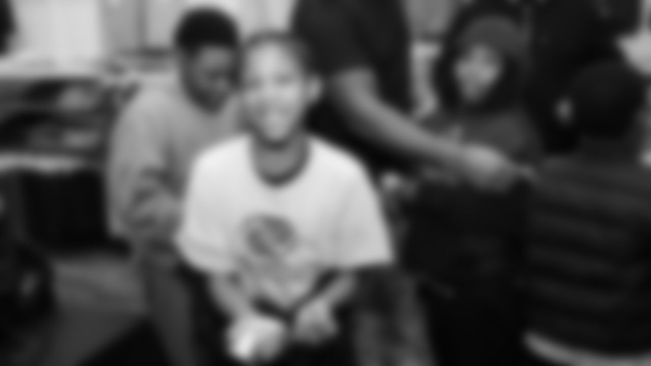 Seahawks offensive lineman Josh Jones was joined by fellow offensive linemen as they hosted a holiday shopping spree for kids from the Boys & Girls Club on December 9, 2025.