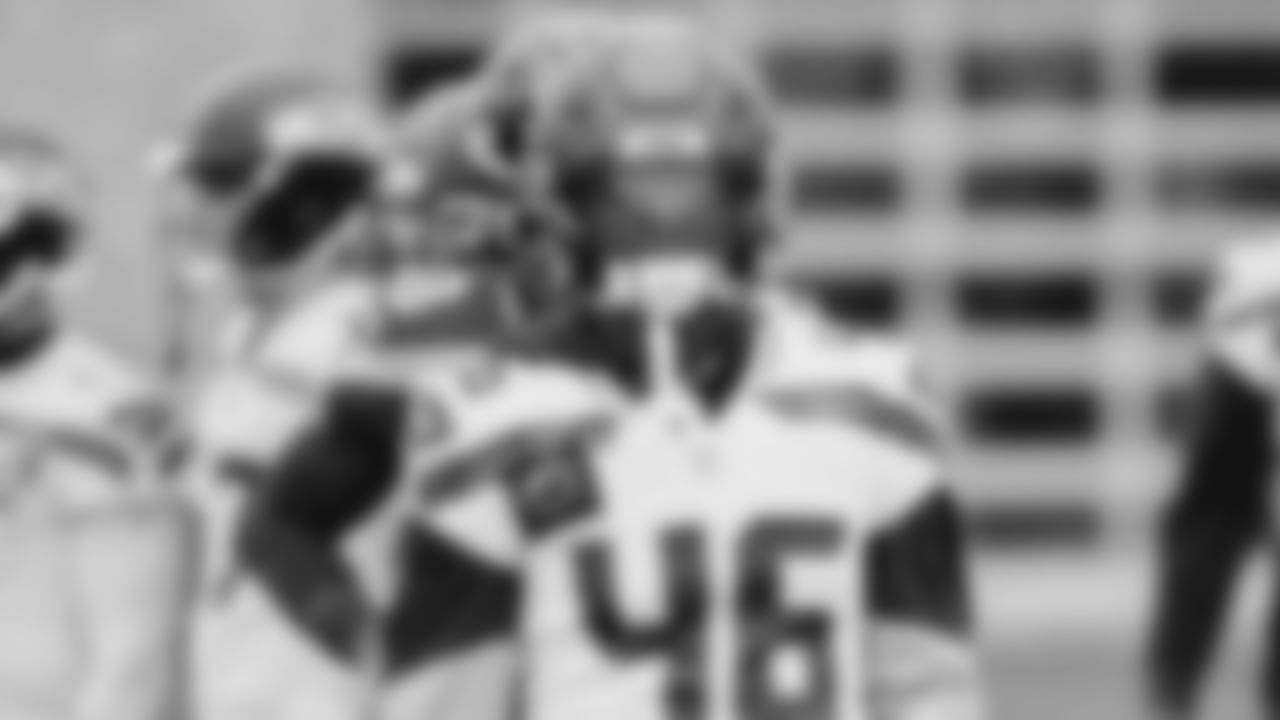 Seahawks linebacker Ja'Markis Weston (46) practiced on Wednesday, January 7, 2026 at the Virginia Mason Athletic Center.