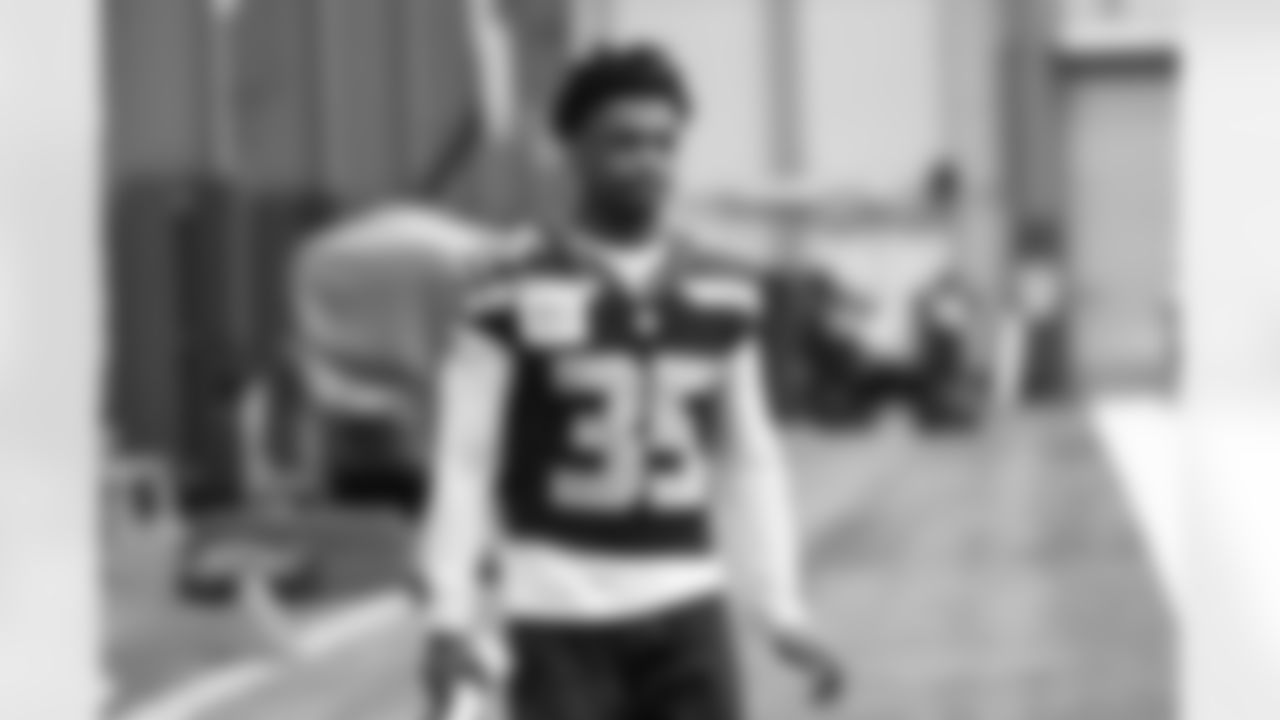 Seahawks cornerback Ryan Cooper Jr. (35) practiced at the Virginia Mason Athletic Center on Thursday, January 2, 2025.