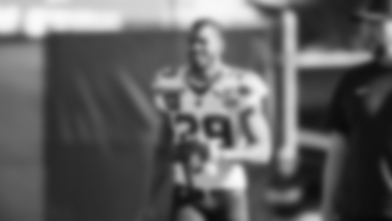 Seahawks cornerback Josh Jobe (29) practiced on Wednesday, February 4, 2026 in San Jose, California.