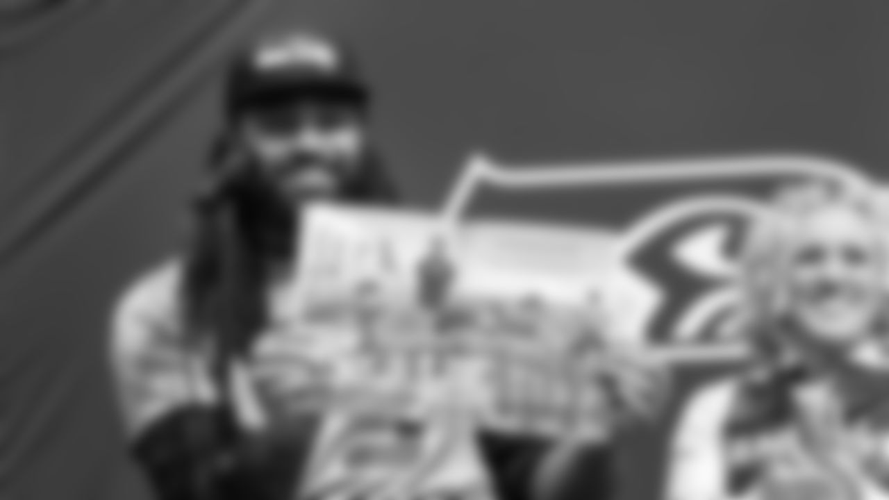 The Seahawks visited Midway Elementary as part of the 12 Pages Reading Program on November 21, 2025.