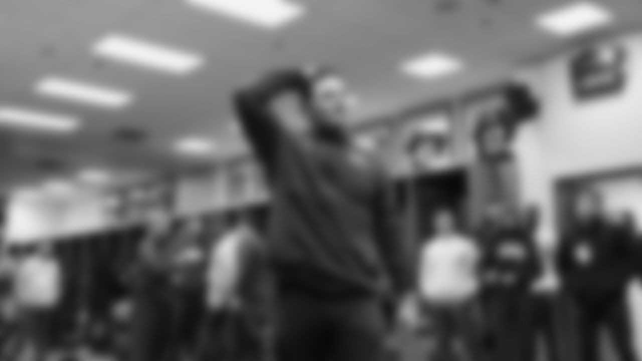 The Seahawks celebrated the 26-0 win vs. the Minnesota Vikings at Lumen Field on November 30, 2025.