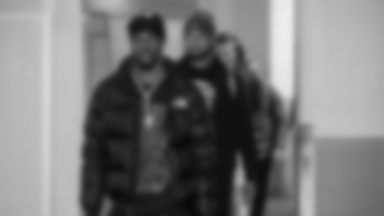 Seahawks safety Nick Emmanwori (3) arrived at Mercedes-Benz Stadium for the Week 14 matchup vs. the Atlanta Falcons.